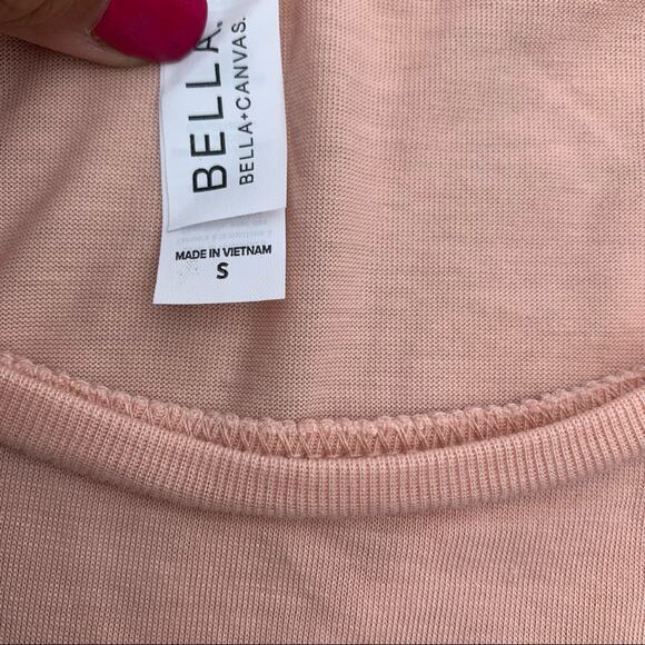 Bella Canvas Blush Pink Tank Top Size Small - Picture 2 of 4